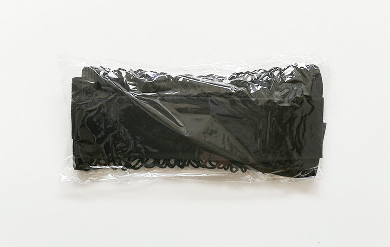 Garbage bag storage wonder, non-punching household wall-mounted storage bag, plastic storage bag, Velcro net pocket pic 1