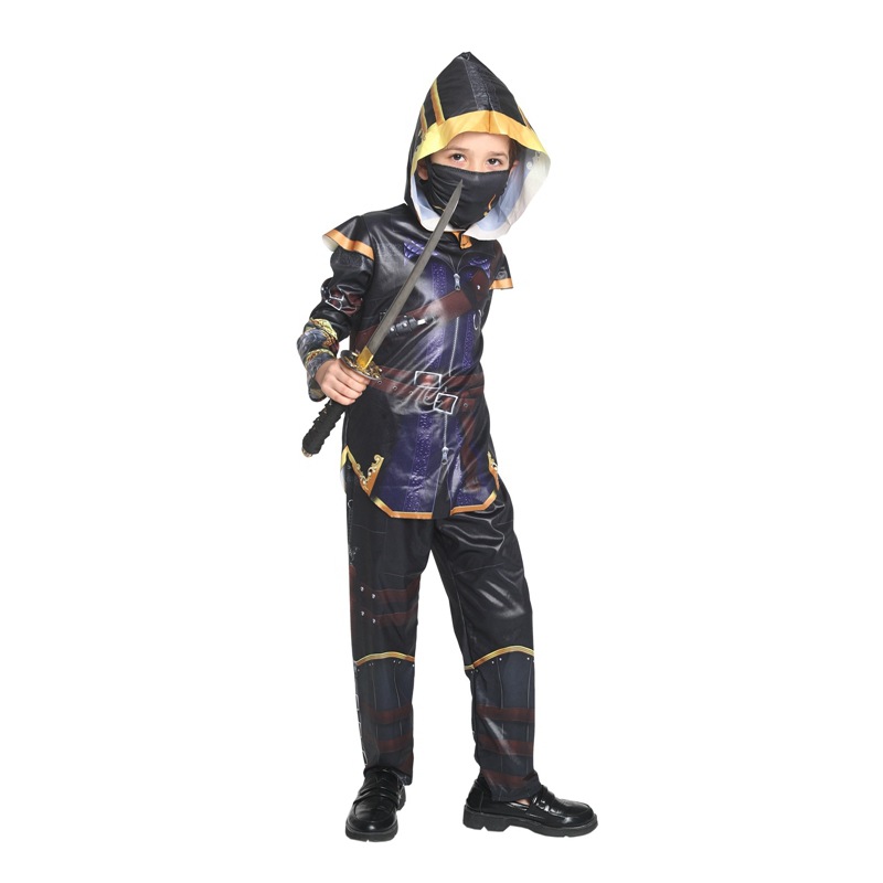 万圣节cosplay动漫服装火影忍者演出服 幼儿礼服数码印花B-0294详情3