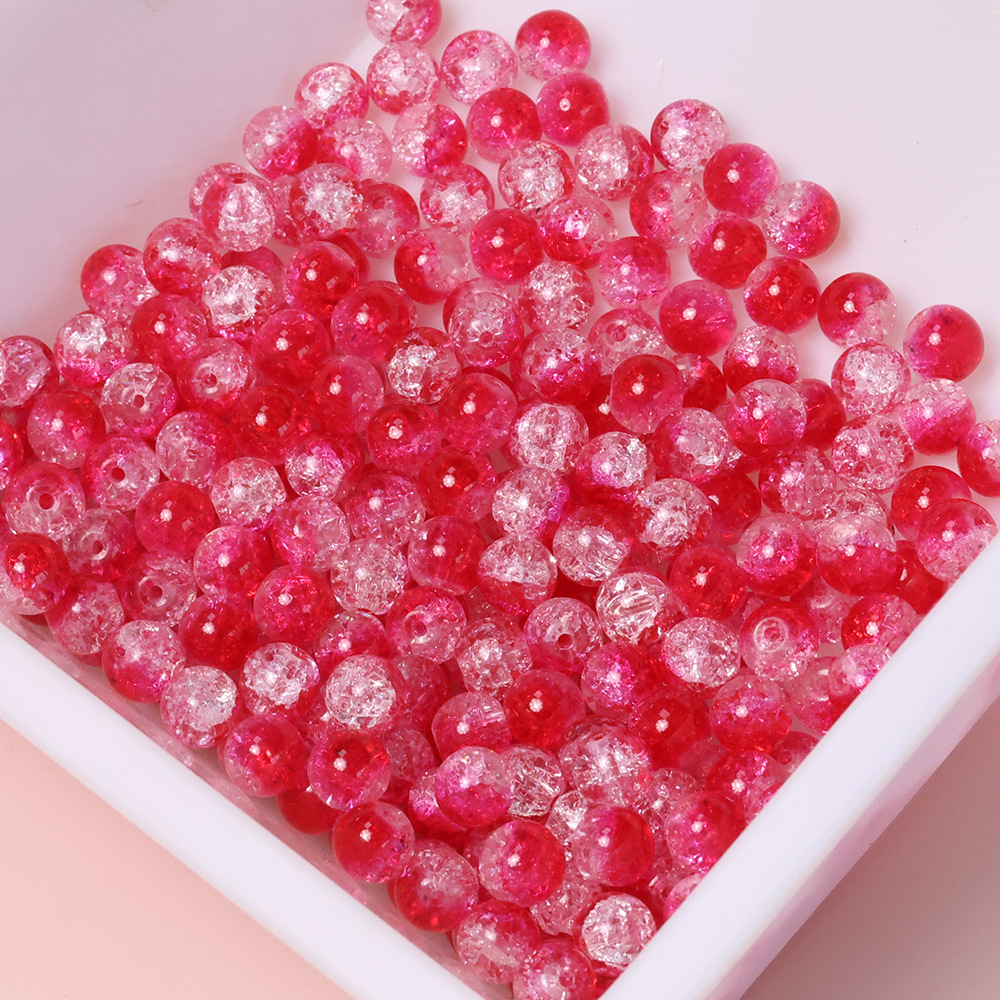 新10mm三色冰魄裂纹珠手工琉璃串珠散珠diy饰品手链配件项链材料详情29