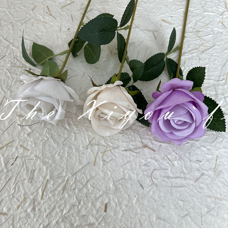 Single-branch velvet rose waterfall, romantic shopping mall park, popular check-in and photo backdrop, wedding arch, photography props pic 17