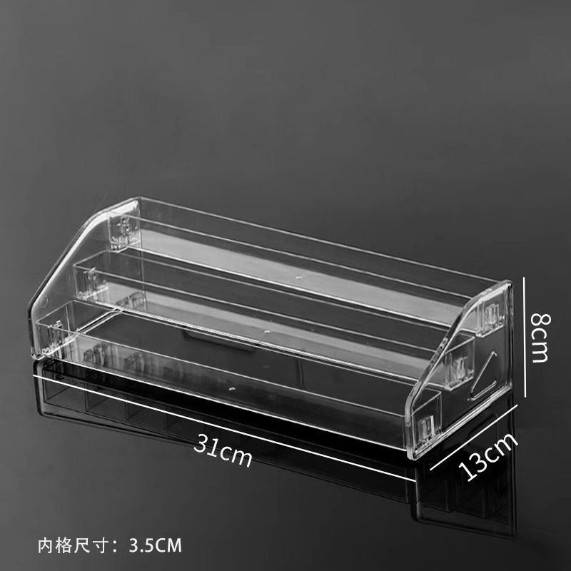 萌粒展示架多层乐高盲盒手办收纳盒透明亚克力吧唧立牌玩具陈列架详情9