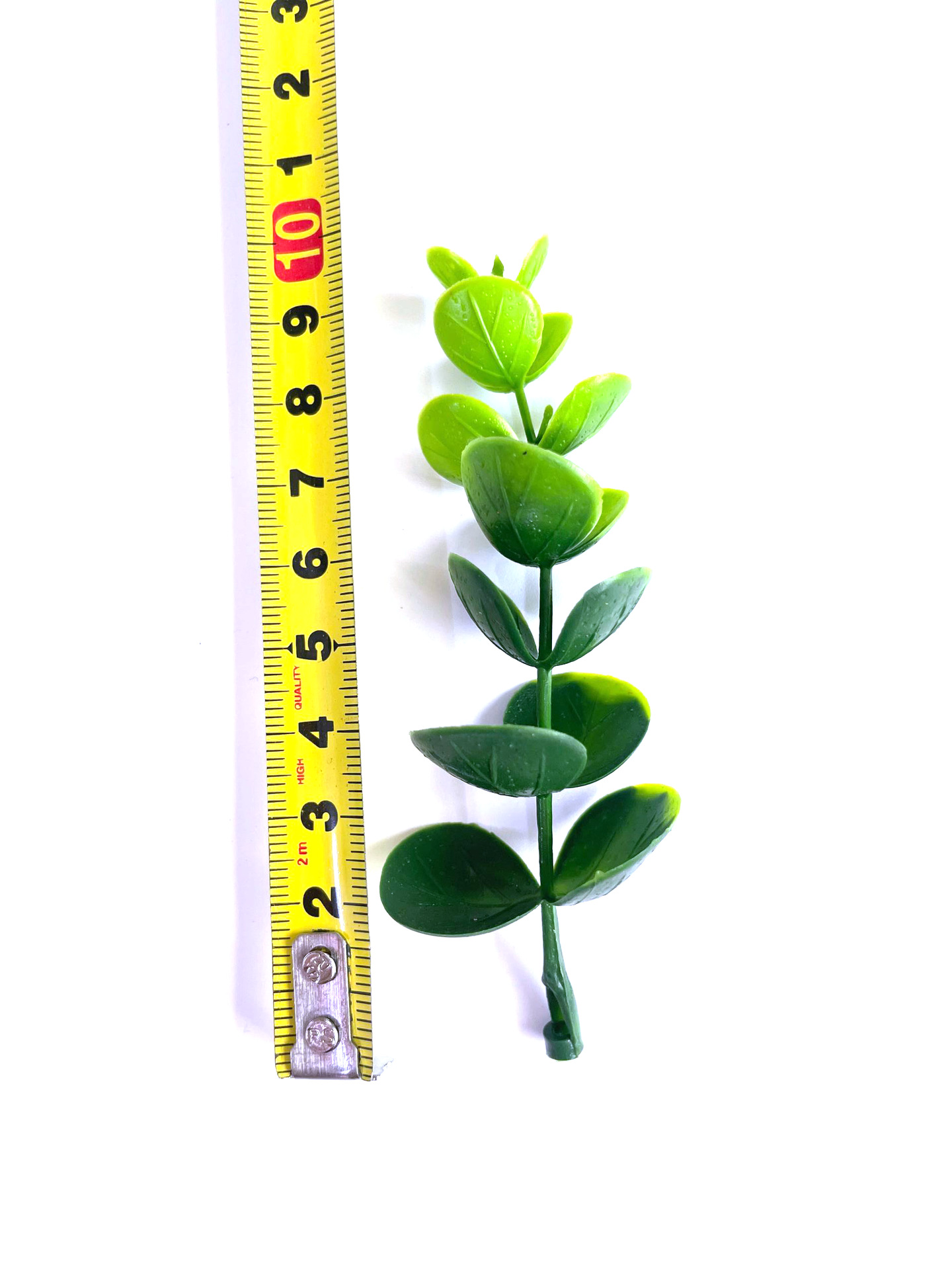 厂家批发仿真尤加利金钱草桉树叶绿植塑料水草假花配件办公园艺装饰详情8