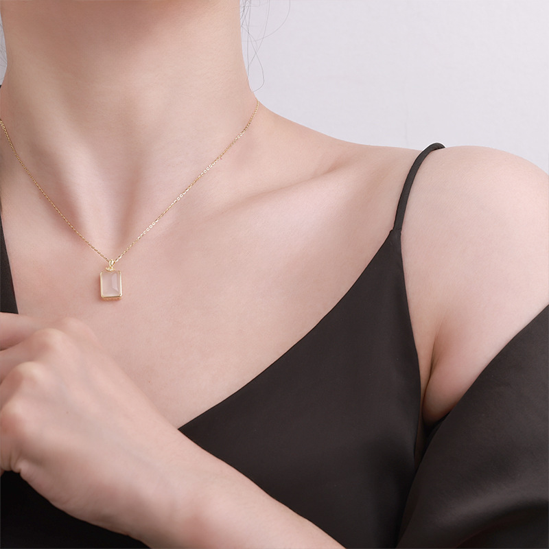 卓恒甄选平安牌唐卡铜镀金项链吊坠银饰配件吉他款首饰品详情18