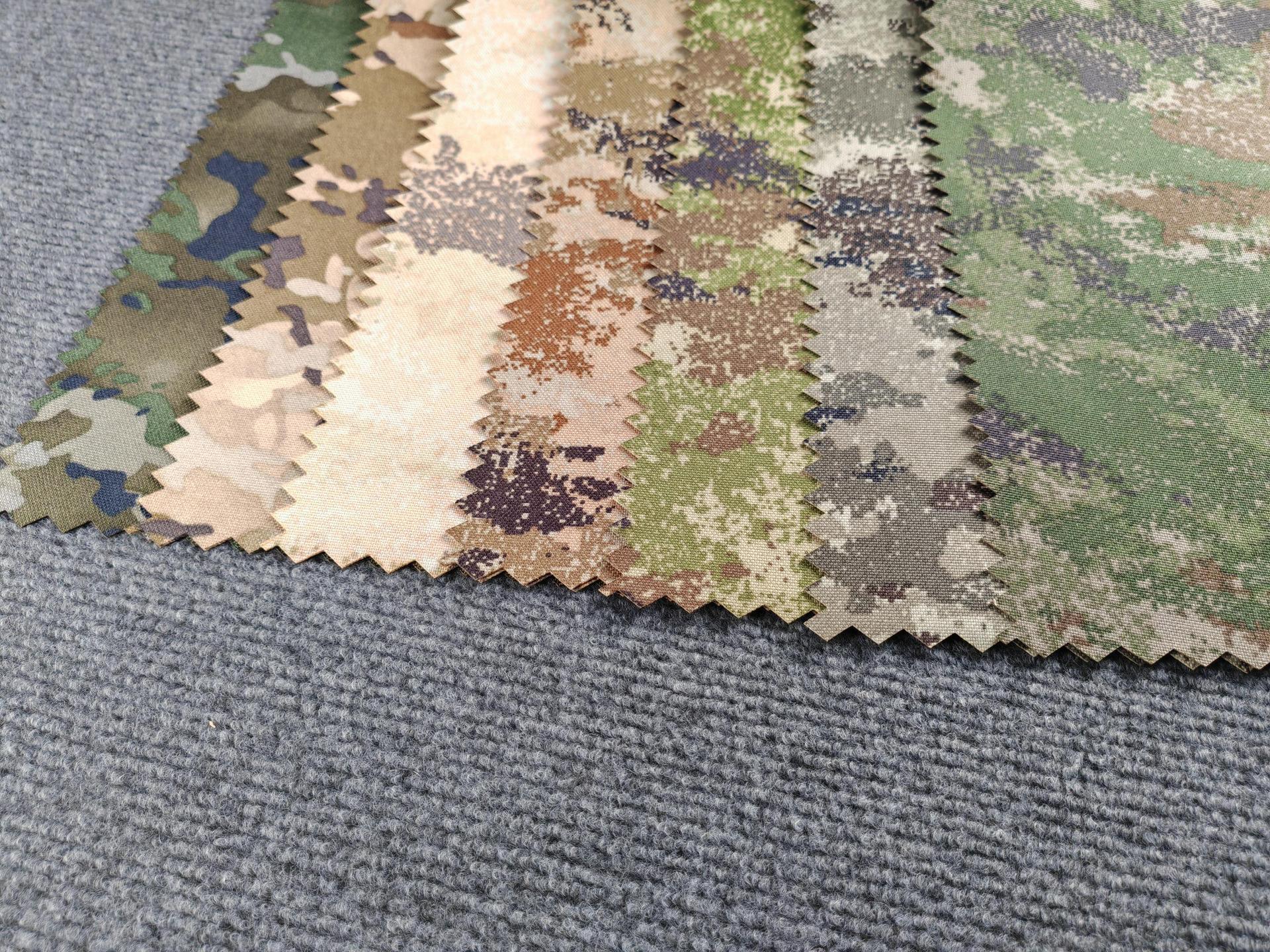 新款数码迷彩防水PU面料1000D涤纶高强丝仿尼龙可提拉牛津布详情2