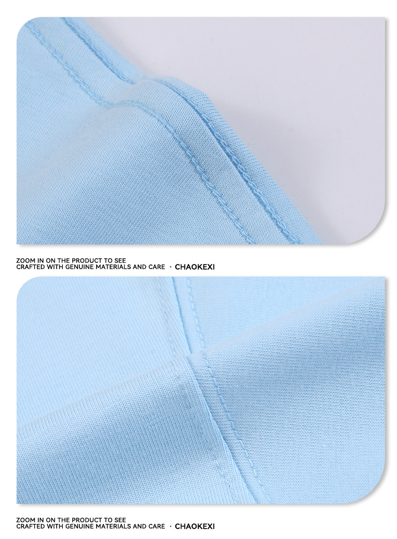 CKX2026 Summer Wholesale trendy brand loose and trendy Solona cool fabric solid color short-sleeved T-shirt for boys pic 11