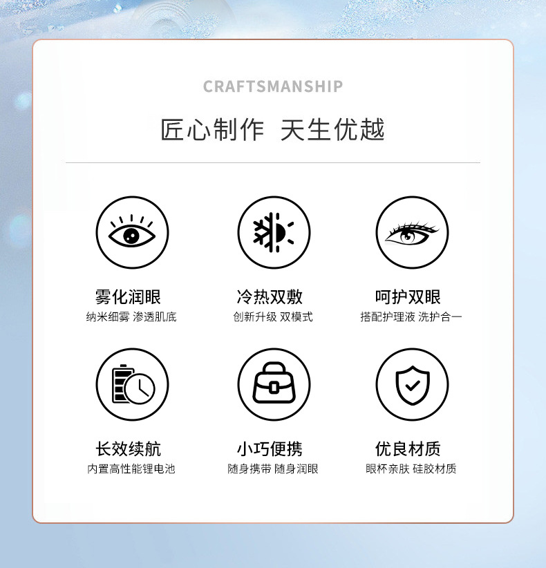 跨境款润眼仪便携式电动雾化洗眼喷雾保湿热敷护眼喷雾仪洗眼仪详情3