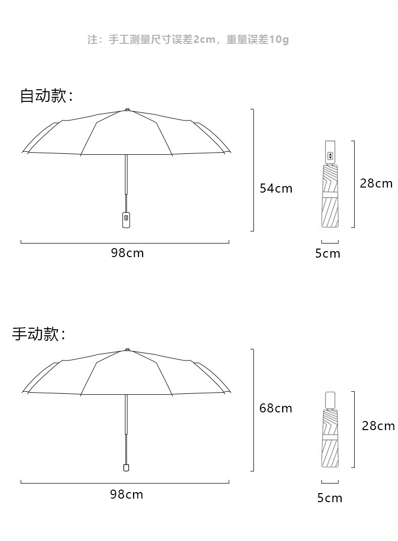 UV黑胶防晒遮阳伞晴雨两用雨伞折叠太阳伞印制logo广告伞批发详情7