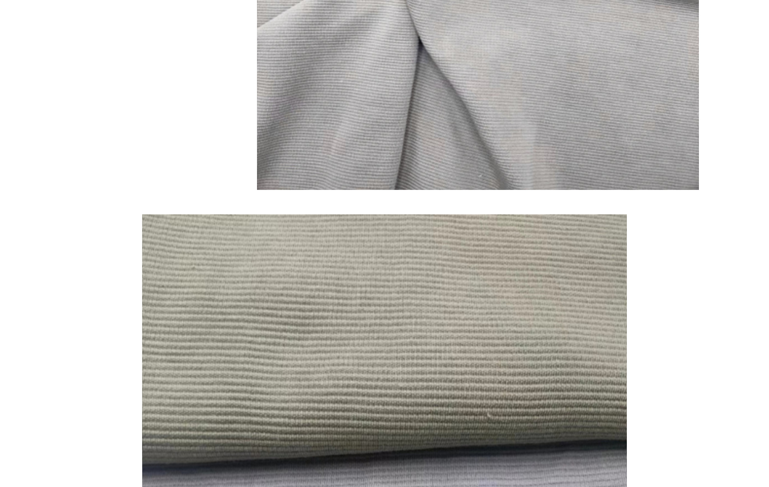 新品260克CVC楼梯布云梯棉针织肌理感螺纹条摇粒绒布网红新款裤料详情19