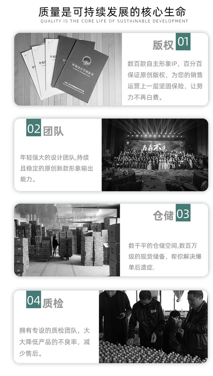 2024龙年新款国潮吉祥瑞龙春节礼物树脂工艺品招财摆件年终奖批发详情19