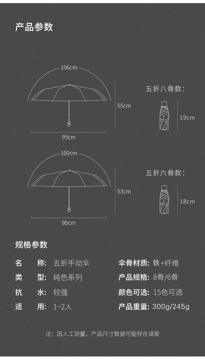 五折黑胶太阳伞迷你遮阳伞胶囊伞防晒伞批发定制广告口袋伞折叠伞详情23