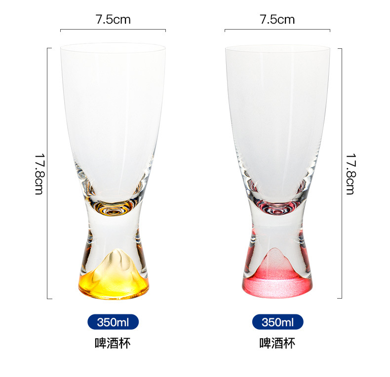 Czech imported crystal beer mugs, high-quality, high-end beverage cups, gift box set for the Qixi Festival pic 14