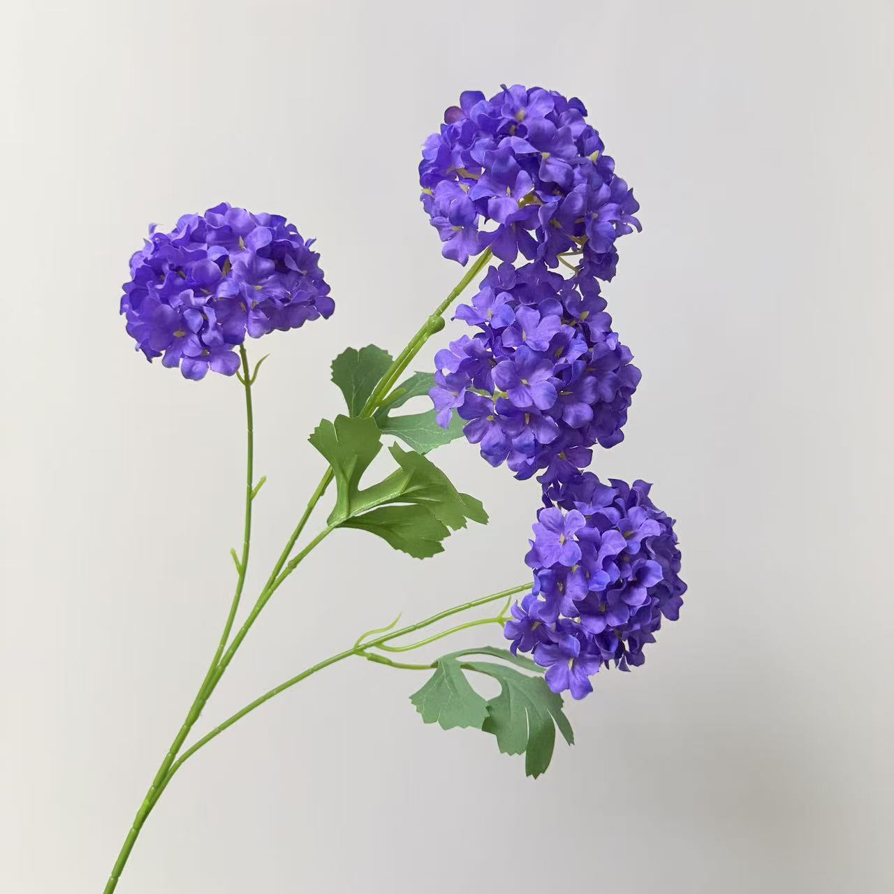 梦幻4头绣球仿真花婚庆婚礼堂布景插花家居假花批发多头仿真绣球详情18