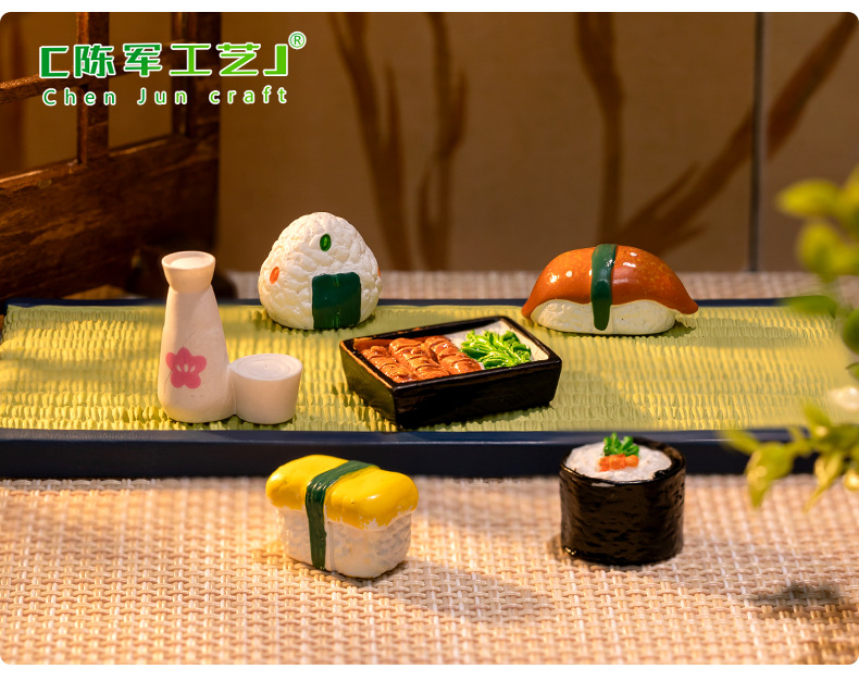 Micro-landscape creative simulation of Japanese cuisine, food play dollhouse, diy decorative accessories, miniature mini ornaments pic 41
