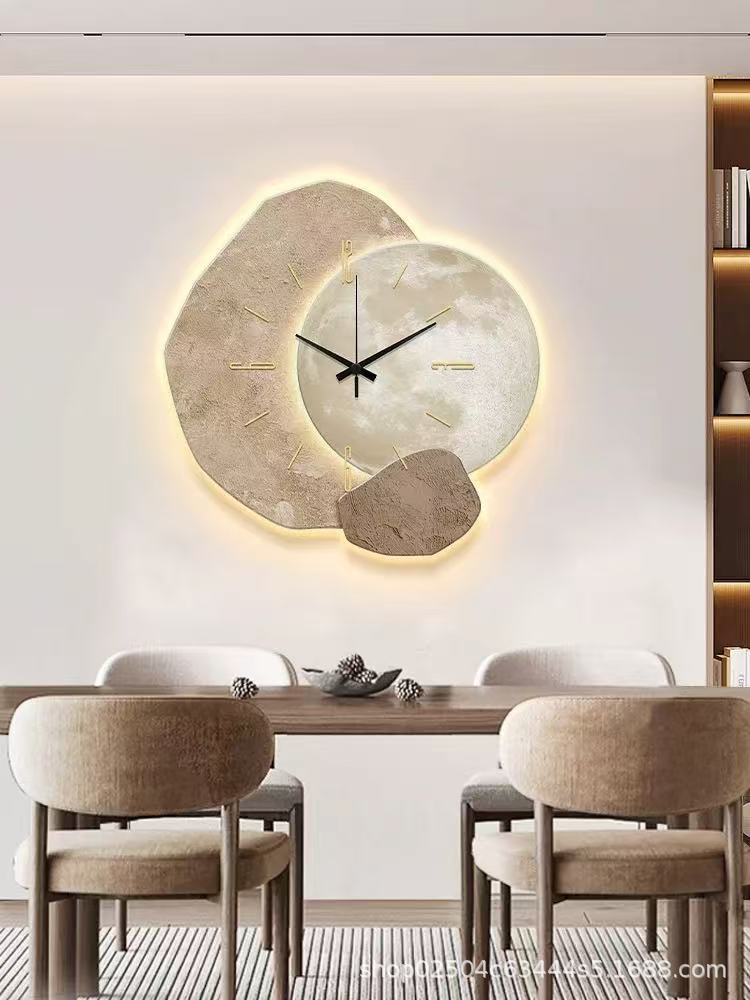 挂钟客厅时尚简约现代装饰钟表挂墙石英网红餐厅挂表石英钟家用详情10