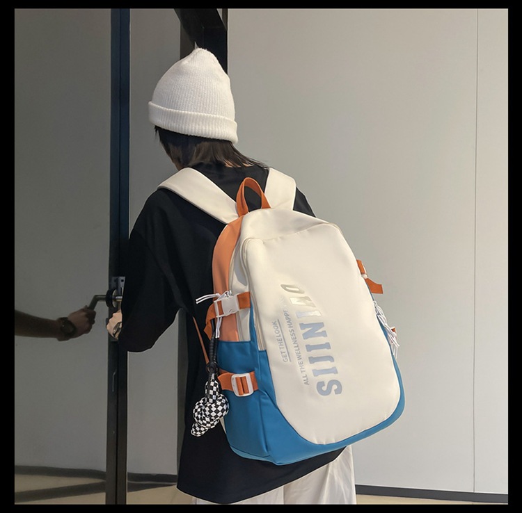 日系ins学院风中学生书包女生时尚耐磨电脑背包韩版大容量双肩包详情8