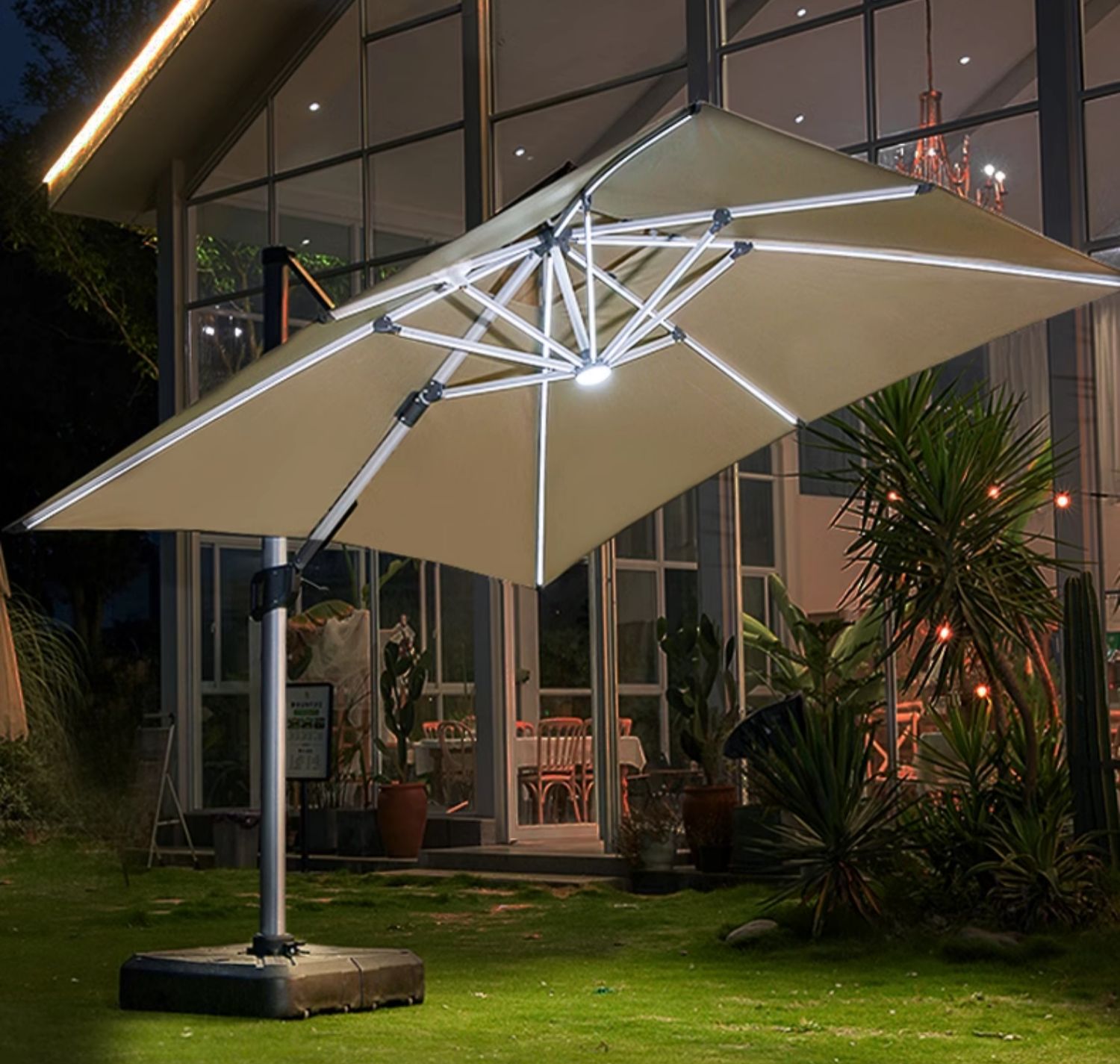 SG37户外遮阳伞庭院伞别墅大太阳伞摆摊花园商用户外伞露台室外罗详情9