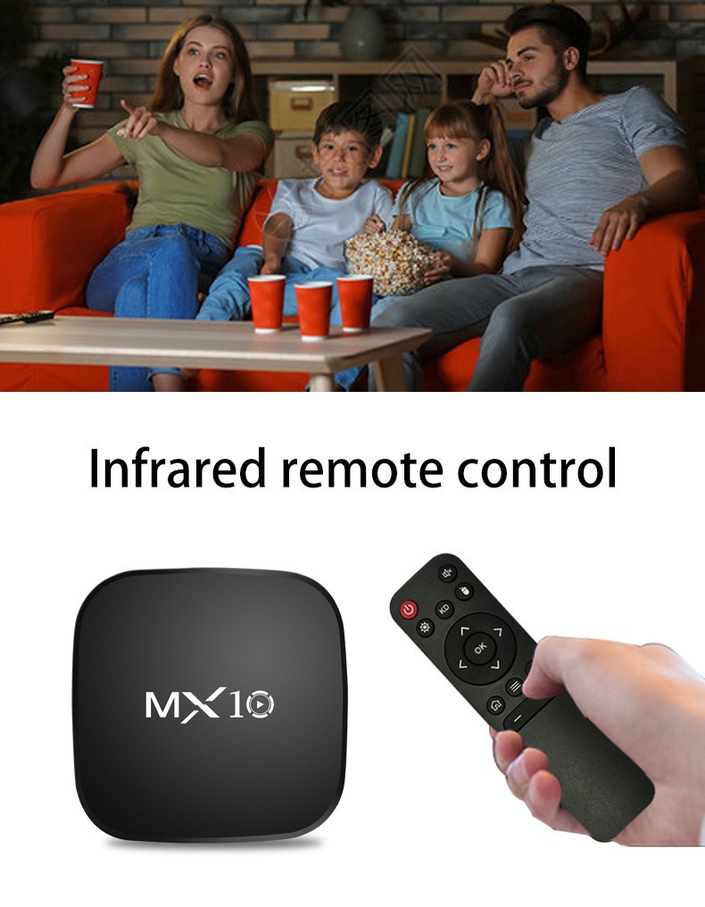 Foreign trade MX10 set-top box RK3228A Android network TVBOX 4k high-definition WiFi player TV Box pic 7