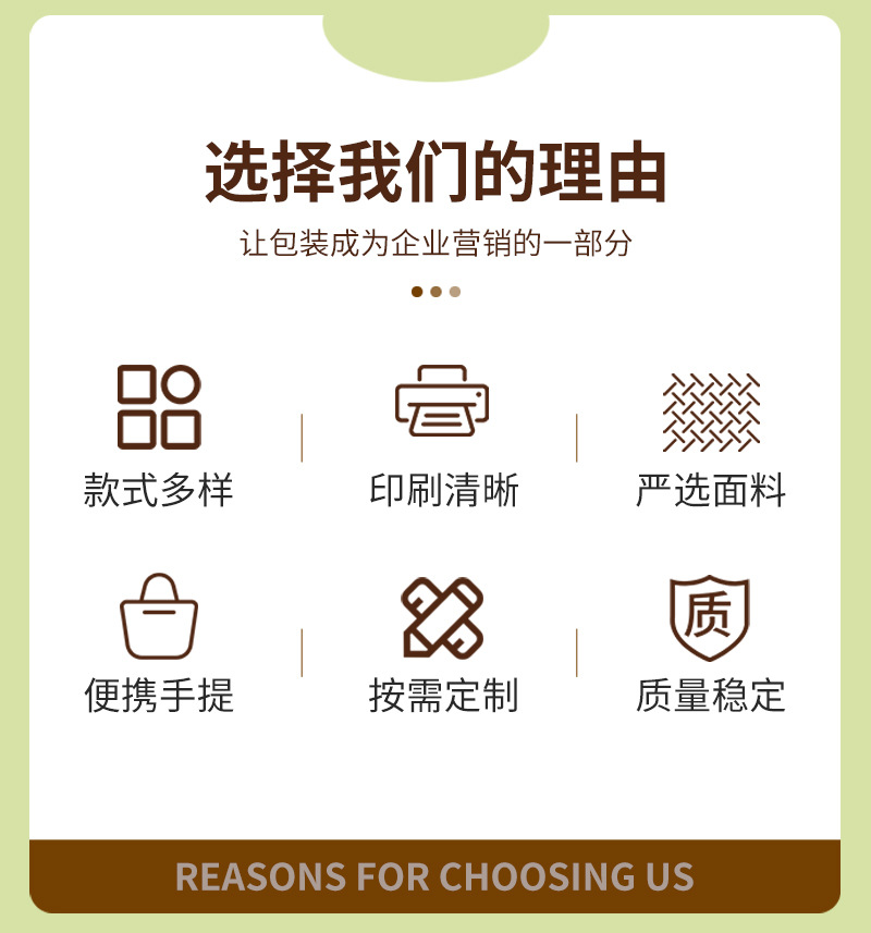 覆膜无纺布手提袋彩印立体环保收纳购物袋广告宣传手提编织包装袋详情3