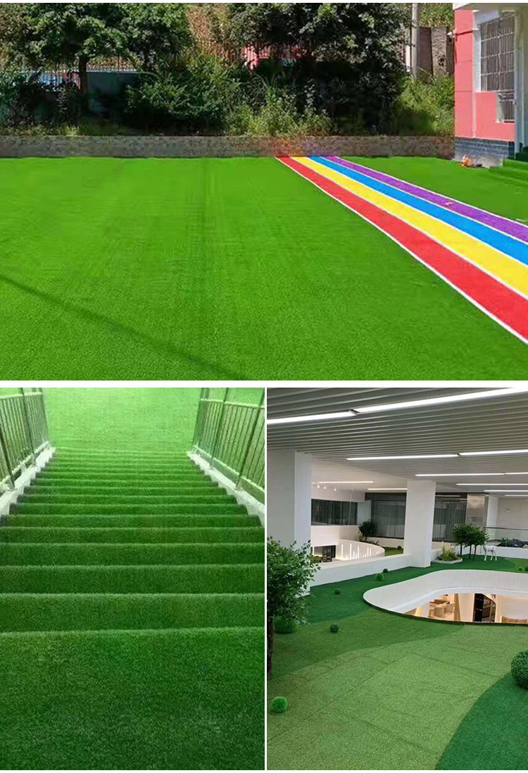 仿真草坪人造足球场幼儿园草坪地毯环卫市政工程消防通道仿真草皮详情14