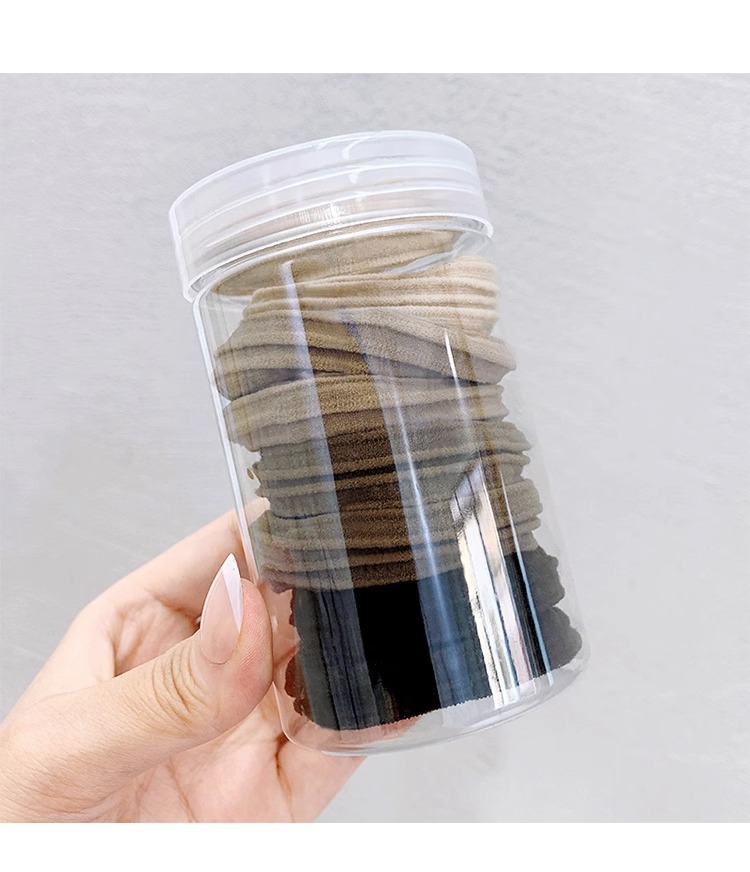 皮筋女扎头绳橡皮筋发圈加粗高弹力耐用学生黑色发绳皮套成人头饰详情10