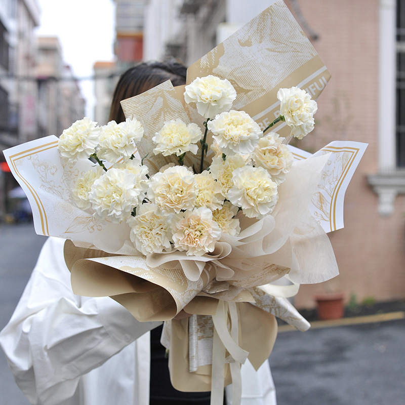 雾面纸铃兰之花防水韩式包花纸艺材料花束包装玫瑰花店花艺用品详情8