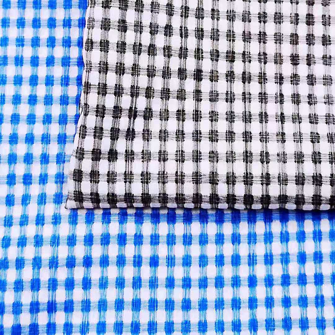 双色烂孔泡泡雪梨纺T400布料透气柔软舒适新款面料详情12