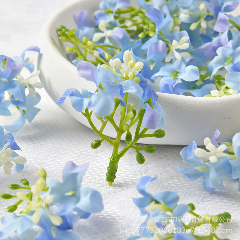 仿真桂花花头 diy十字花假花 簪花头饰材料配件 家居礼盒装饰花艺详情8