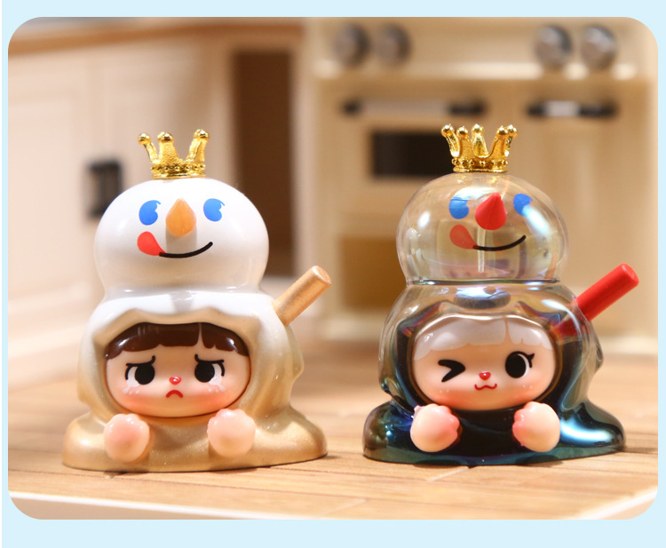 The cute and colorful girl home desktop decoration items, figurines, trendy resin handicrafts, etc. have been transformed into cute blind boxes pic 18