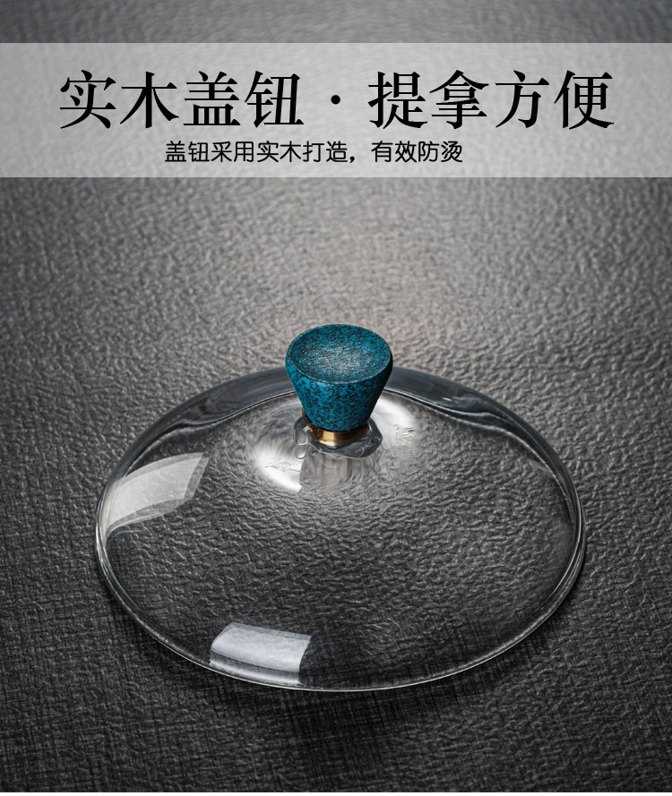 Wholesale of fully automatic glass creative tea infusers for Gongfu tea sets, household simple and lazy tea brewing sets and teapot sets pic 16