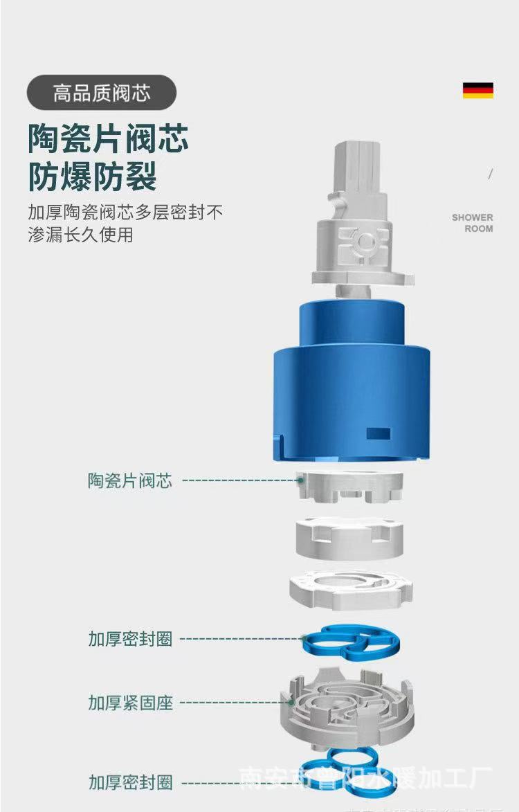 跨境面盆冷热水龙头卫生间洗手盆洗脸盆浴室柜台单孔龙头源头工厂详情3