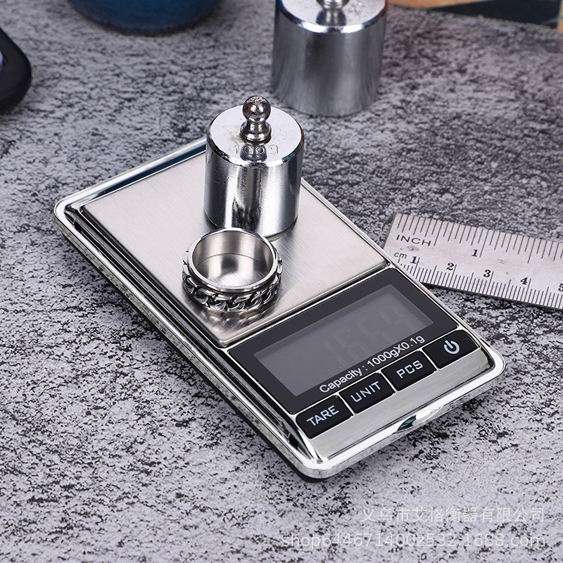 Mini 0.01g gram scale Portable pocket jewelry scale palm pic 24