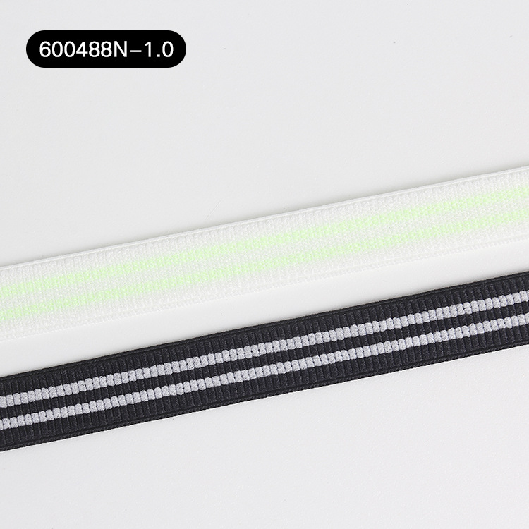Nylon color-blocking underwear, bra shoulder head decoration, elastic band, 1cm accessory, cuff elastic band, colored webbing in stock pic 19