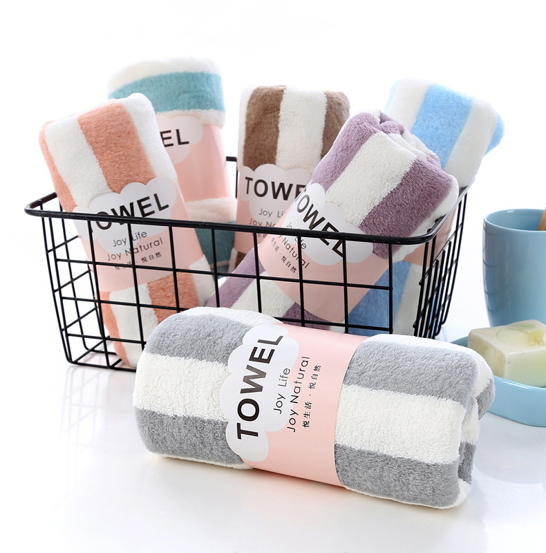 【 Chi Jia 】 Warp knitted coral Fleece cationic towel is soft, water-absorbent and does not fade. One-piece delivery service pic 7
