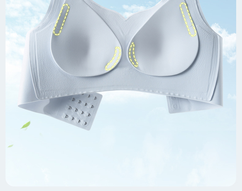 爆款大胸显小大码内衣孕妇孕期防下垂聚拢上托运动胖mm女文胸罩详情14