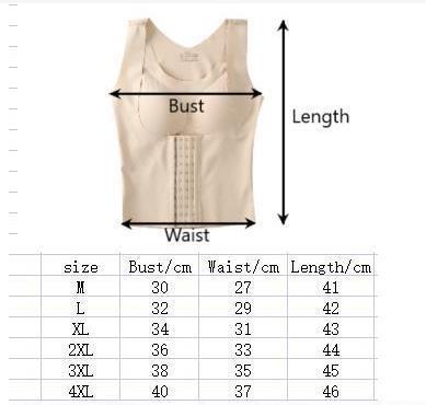 产后塑身文胸瘦肚子女束腰收腹美体带胸垫背心防驼背矫正内衣批发详情1