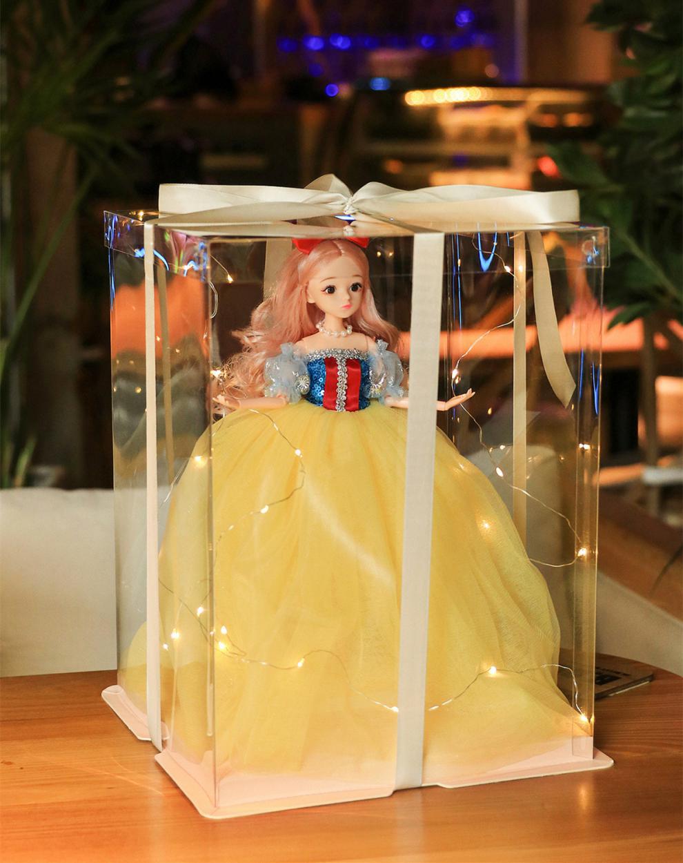 依甜芭比娃娃礼盒套装生日礼物闪光婚纱娃娃过家家洋娃娃女孩玩具详情3