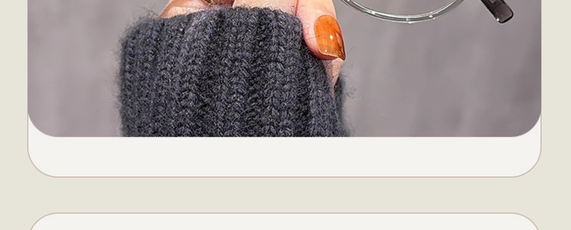 新款超轻纯钛大框眼镜女显脸小M8004丹阳眼镜网红款茶色镜框批发详情22