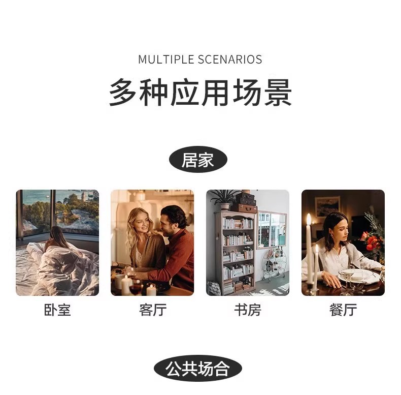 雪山冰川香薰蜡烛礼盒无烟果冻蜡烛摆件实用礼物小众高级氛围感详情16