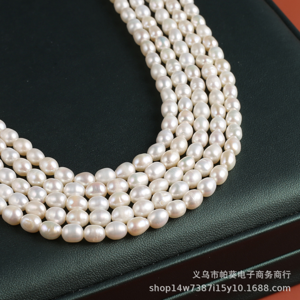 Natural freshwater pearl rice beads DIY jewelry accessories, handcrafted jewelry necklaces, wholesale and production pic 3