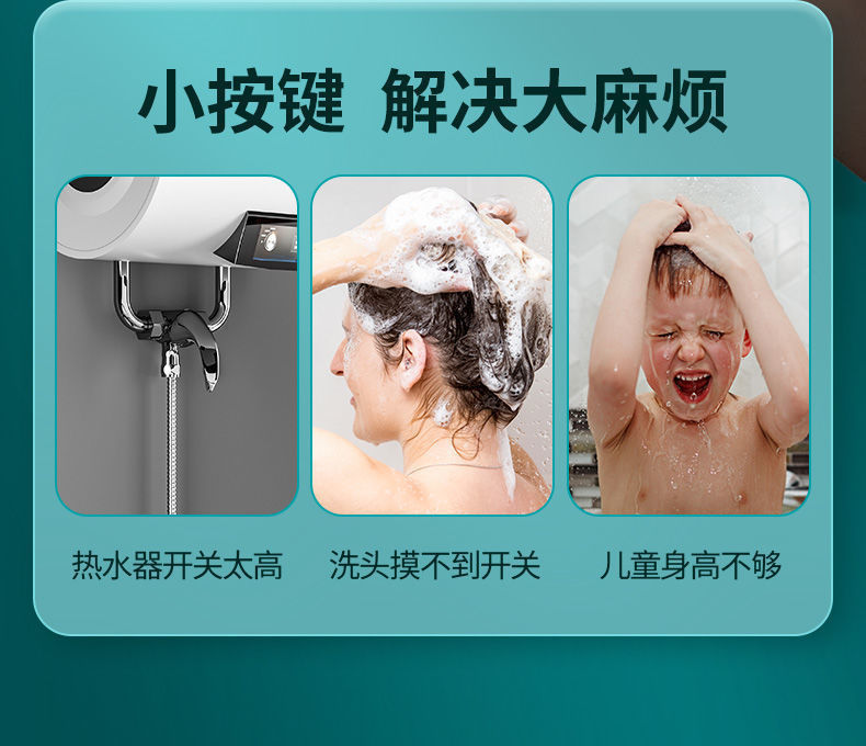 Five-speed multi-functional large water spray, super high-pressure shower head, black showerhead, single showerhead set pic 12