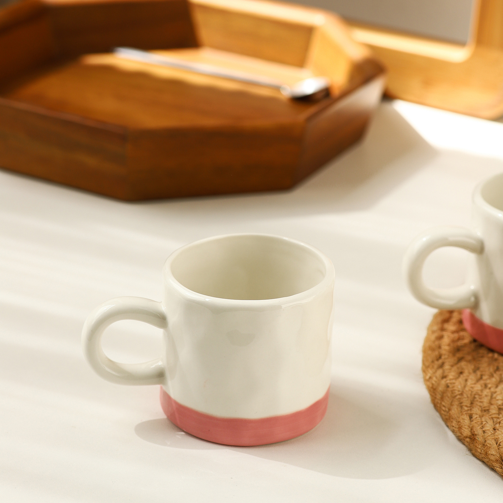 High-quality household teapots and cups, cartoon cute water bottle sets, creative duck ceramic water sets pic 12