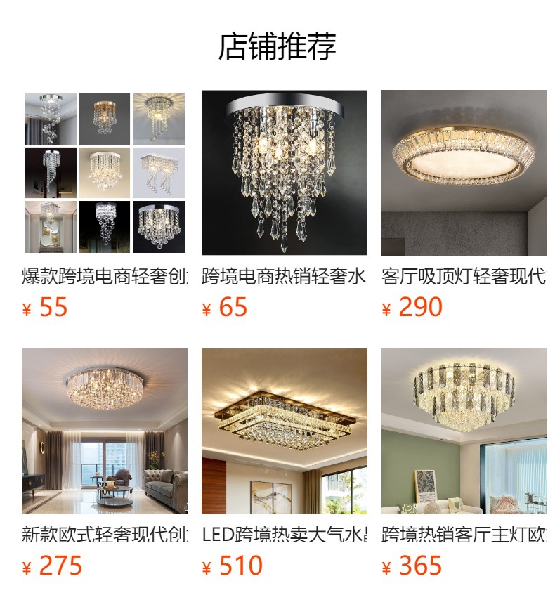 LOFT工业风跨境电商供货铁艺吊灯美式复古客厅餐厅亚克力热卖灯具详情12