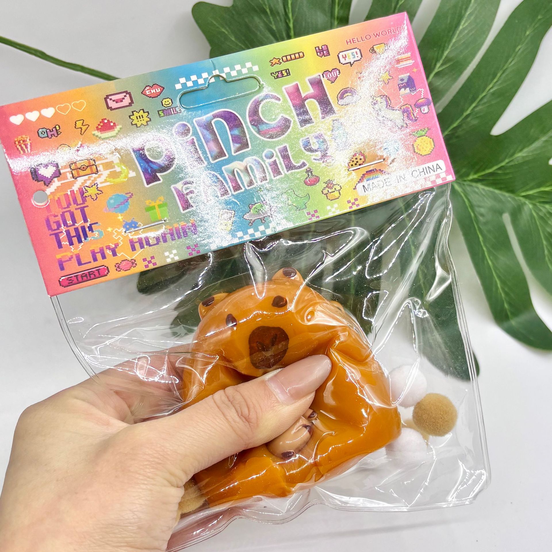The new Kapibala Kneading Fun Healing soft rubber TPR slow Rebound feel stress-relieving toy is in stock pic 10