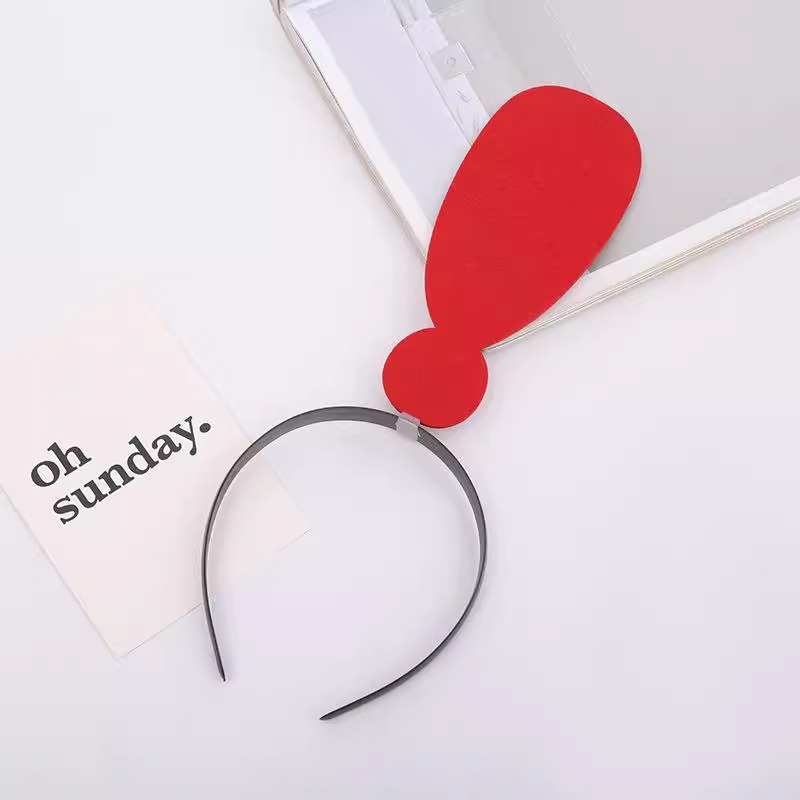 Cute, creative, funny, anti-get lost arrow-shaped headband, eye-catching question mark, exclamation, horn headband, hairpin, concert headwear pic 6