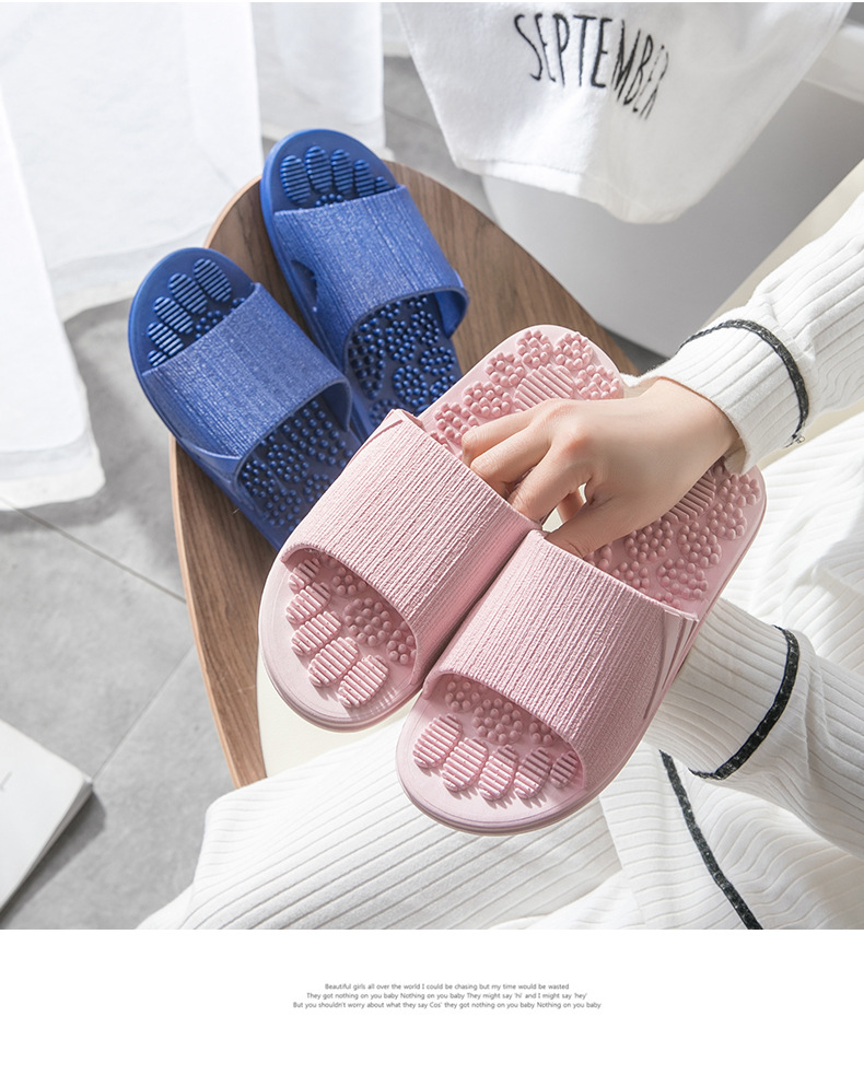 按摩拖鞋男士家居2025新款外穿防滑透气脚底穴位足疗足底凉拖男夏详情13