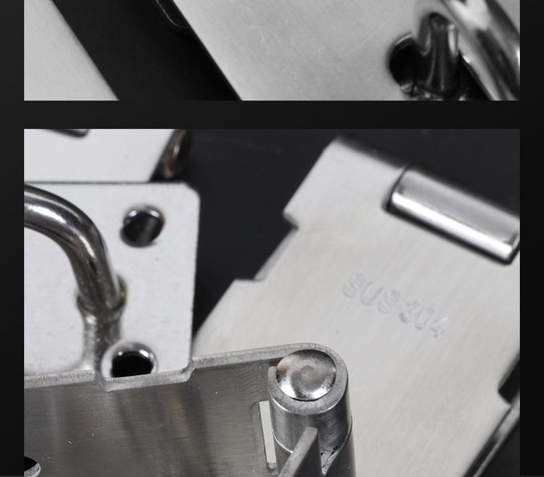 304不锈钢大号锁扣电箱卡扣锁鼻子固定搭扣老式木门门栓明装门扣详情11