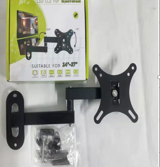 Telescopic swing TV stand, LCD TV swing TV hanging rack, single-arm and double-arm telescopic TV stand pic 9