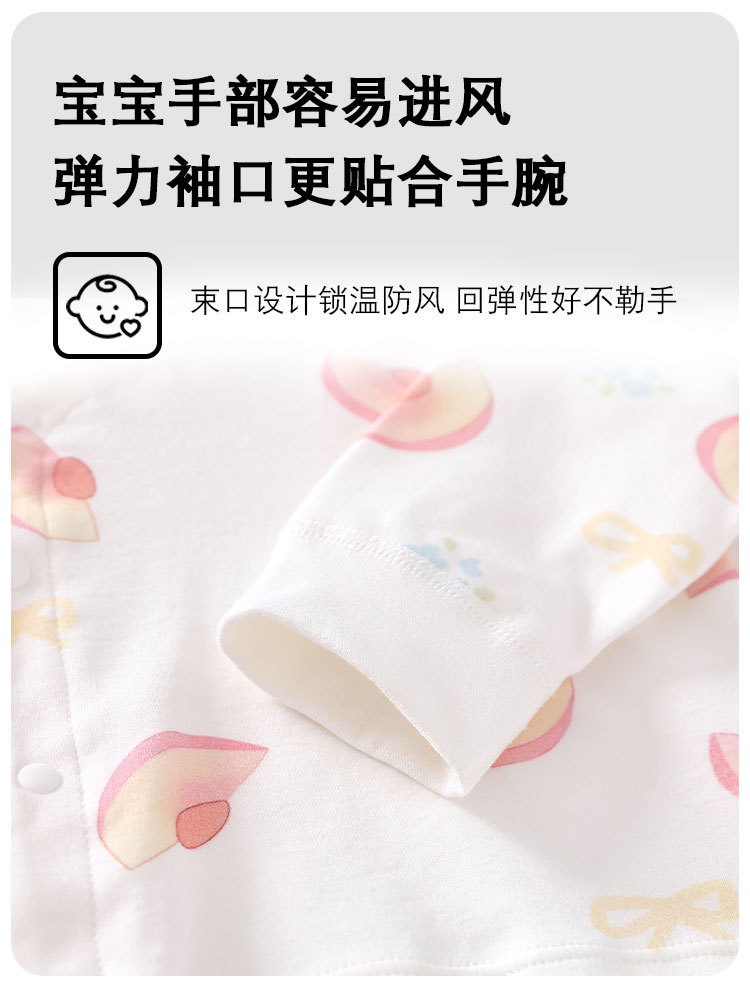 纯棉A标婴儿睡衣春秋单层睡衣分体套装长袖秋衣宝宝衣服宝宝套装详情8