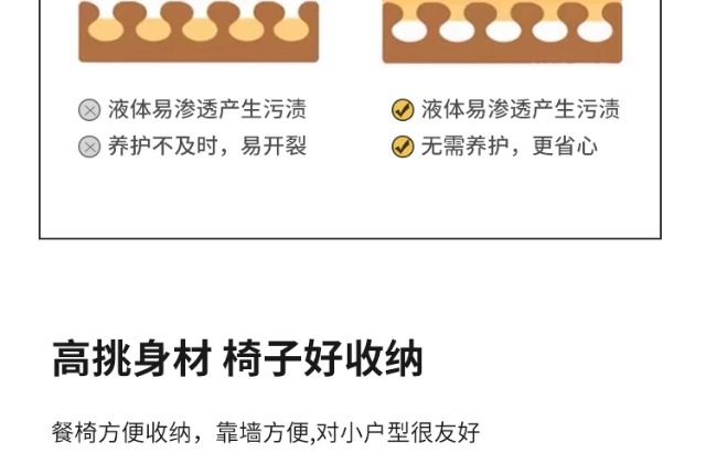 法式复古实木餐桌椅德利丰黑色岩板家具奶油美式中古风日式客厅桌 pic 29