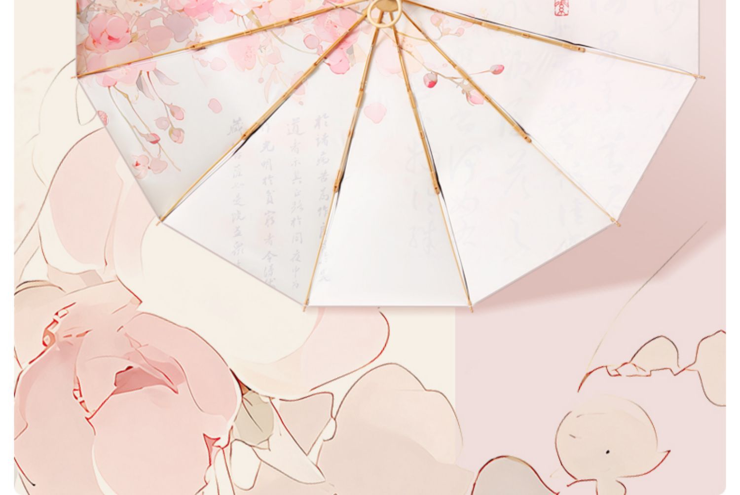 Double-layer double-flower sunshade umbrella for women, suitable for both weather and rain, retro wind-resistant, folding, high-end style, sun umbrella for sun protection and UV protection pic 21